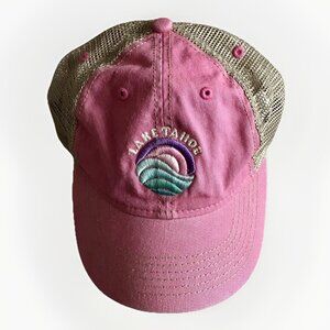 Ouray Lake Tahoe Youth Girls One Size‎ Pink Trucker Hat Snapback Cap Soft Mesh